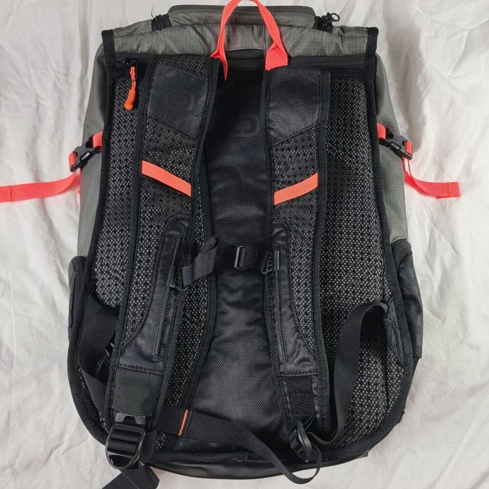 OGIO X Train 2 Backpack Gray Black with Orange Accents Hiking Camping Outdoors